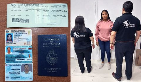 Inspectores migratorios detectaron a extranjera con pasaporte adulterado en el Aeropuerto Silvio Pettirossi