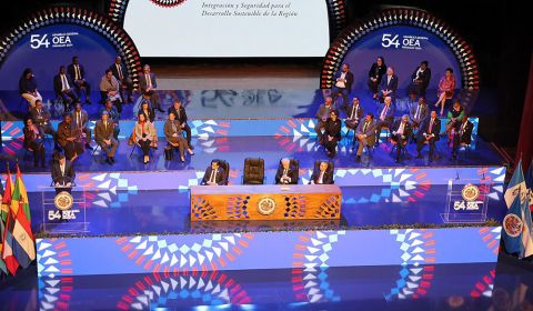 Migraciones participó en la inauguración de la Asamblea de la OEA en Paraguay