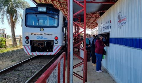La DGM inicia trabajos de control migratorio de pasajeros del tren que une a Encarnación con Posadas