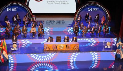 Migraciones participó en la inauguración de la Asamblea de la OEA en Paraguay