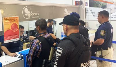 La DNM expulsó del país a dos brasileños aprehendidos en procedimiento fiscal