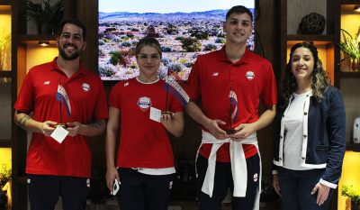 Migraciones rinde homenaje a atletas paraguayos que van rumbo a los Juegos Olímpicos de París 2024