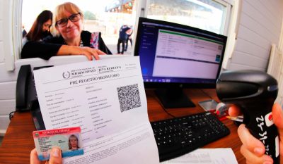 Pre registro migratorio se implementa con éxito en pasos fronterizos