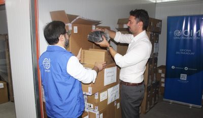 Migraciones recibió equipos e insumos de la OIM para la actualización de la infraestructura tecnológica del sistema MIDAS