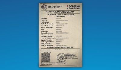 Nuevo formato del Certificado de Radicación entra en vigencia desde hoy