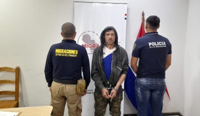Migraciones expulsó del país a extranjero con órdenes de captura en Brasil y perfil de alta peligrosidad