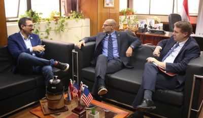Nuevo Encargado de Negocios de la Embajada de los Estados Unidos en Paraguay en visita oficial a la institución