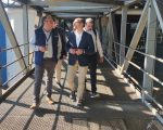Autoridades migratorias acompañan visita de delegación de la Embajada de los Estados Unidos al Puente Internacional de la Amistad