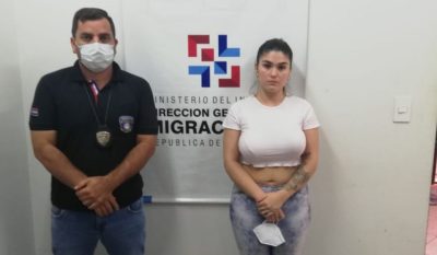 Migraciones expulsó a brasileña aprehendida en allanamiento por tráfico de drogas