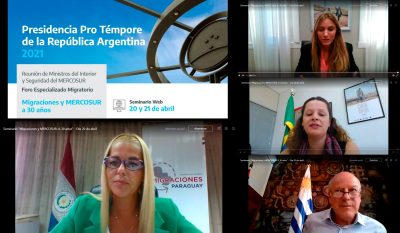La DGM participa en el seminario web “Migraciones y MERCOSUR a 30 años”