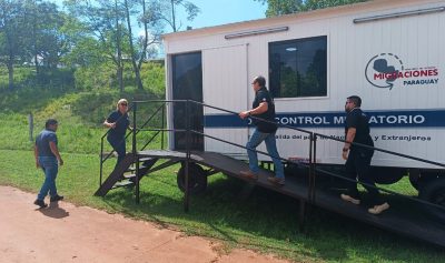 Verifican situación de puestos de control migratorio del departamento de Itapúa