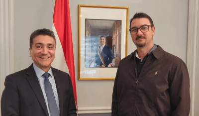 Director Nacional de Migraciones en visita oficial al Embajador de Paraguay ante la OEA