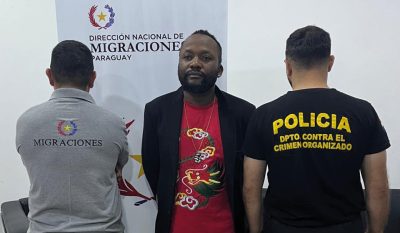 Migraciones entrega al Brasil a ciudadano con mandato de prisión por tráfico de drogas