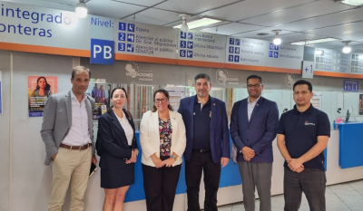 Delegación de la Agencia de Servicios de Fronteras de Canadá visitó el Puente Internacional de la Amistad