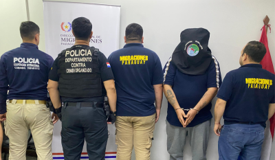 Migraciones ejecuta expulsión de presunto cabecilla del Primer Grupo Catarinense