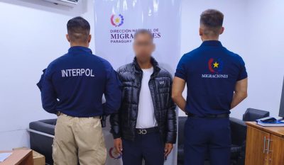En el Aeropuerto Silvio Pettirossi, Migraciones interceptó a pasajero peruano con alerta roja de Interpol